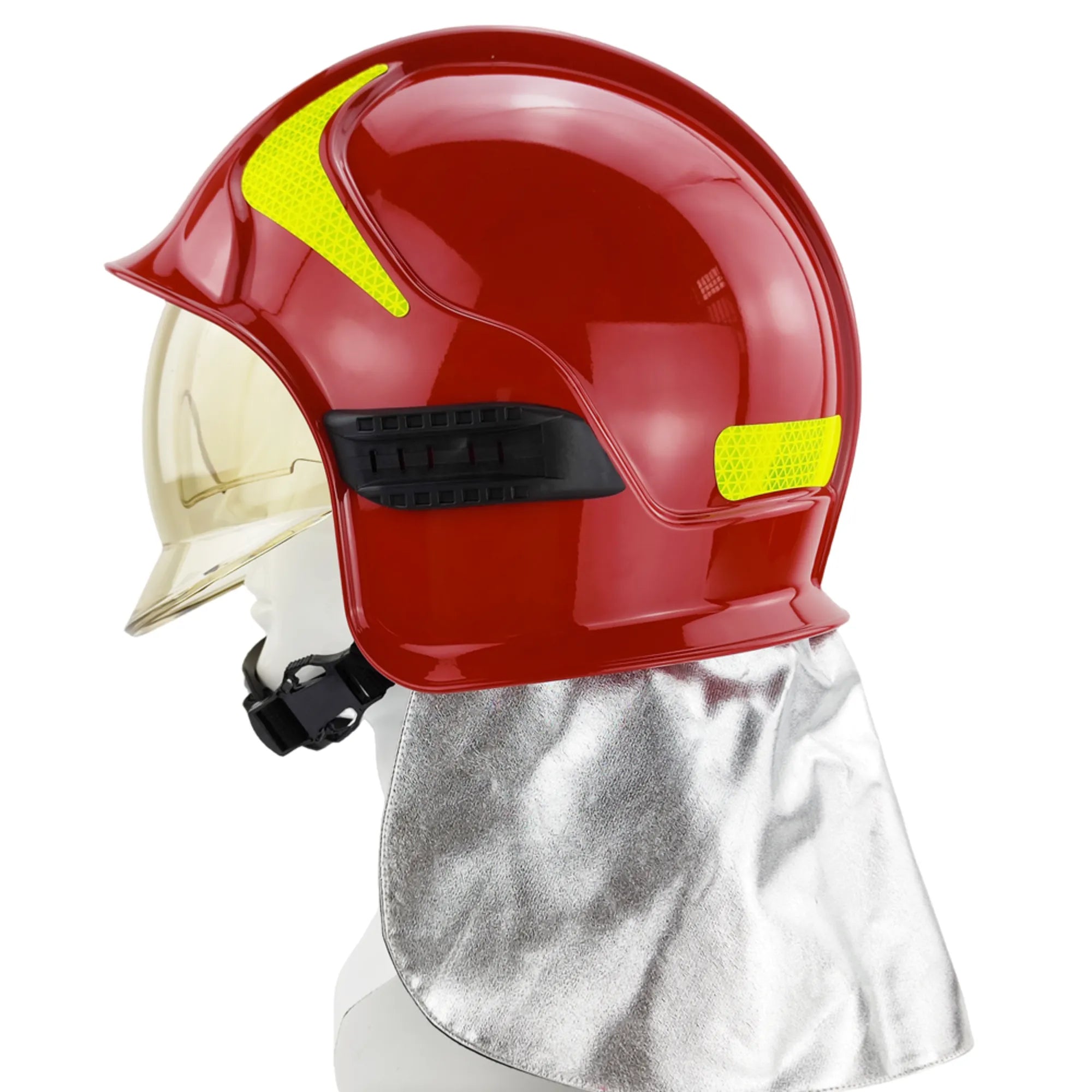 CASCOS DE BOMBEROS GERF® FIRE CALISIA Estilo de Gafas Dobles de Cara Completa (AB-A1)