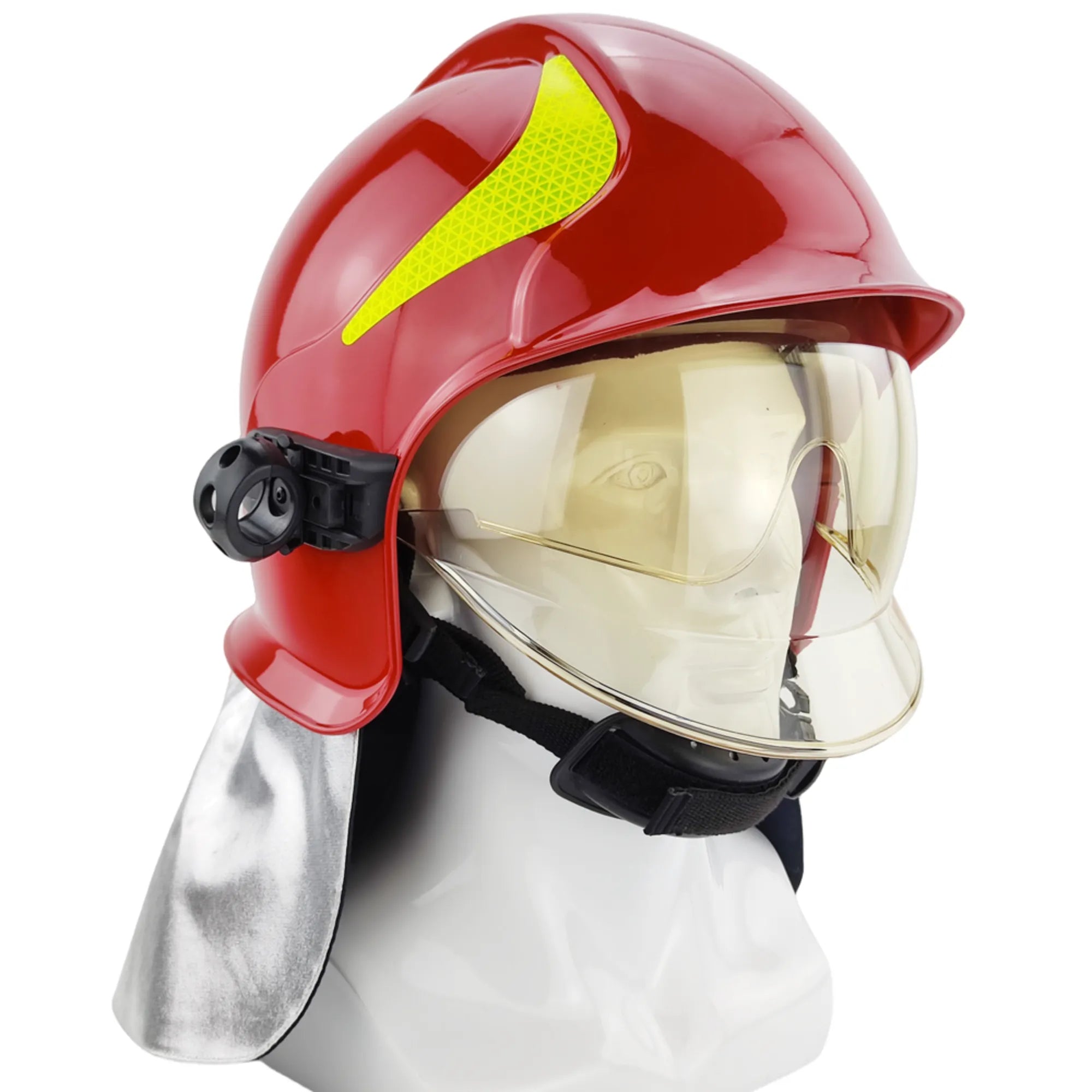 CASCOS DE BOMBEROS GERF® FIRE CALISIA Estilo de Gafas Dobles de Cara Completa (AB-A1)