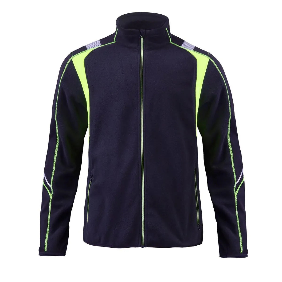 Chaqueta Micropolar con Paneles Softshell Hi Viz y Detalles Reflectantes GERF®