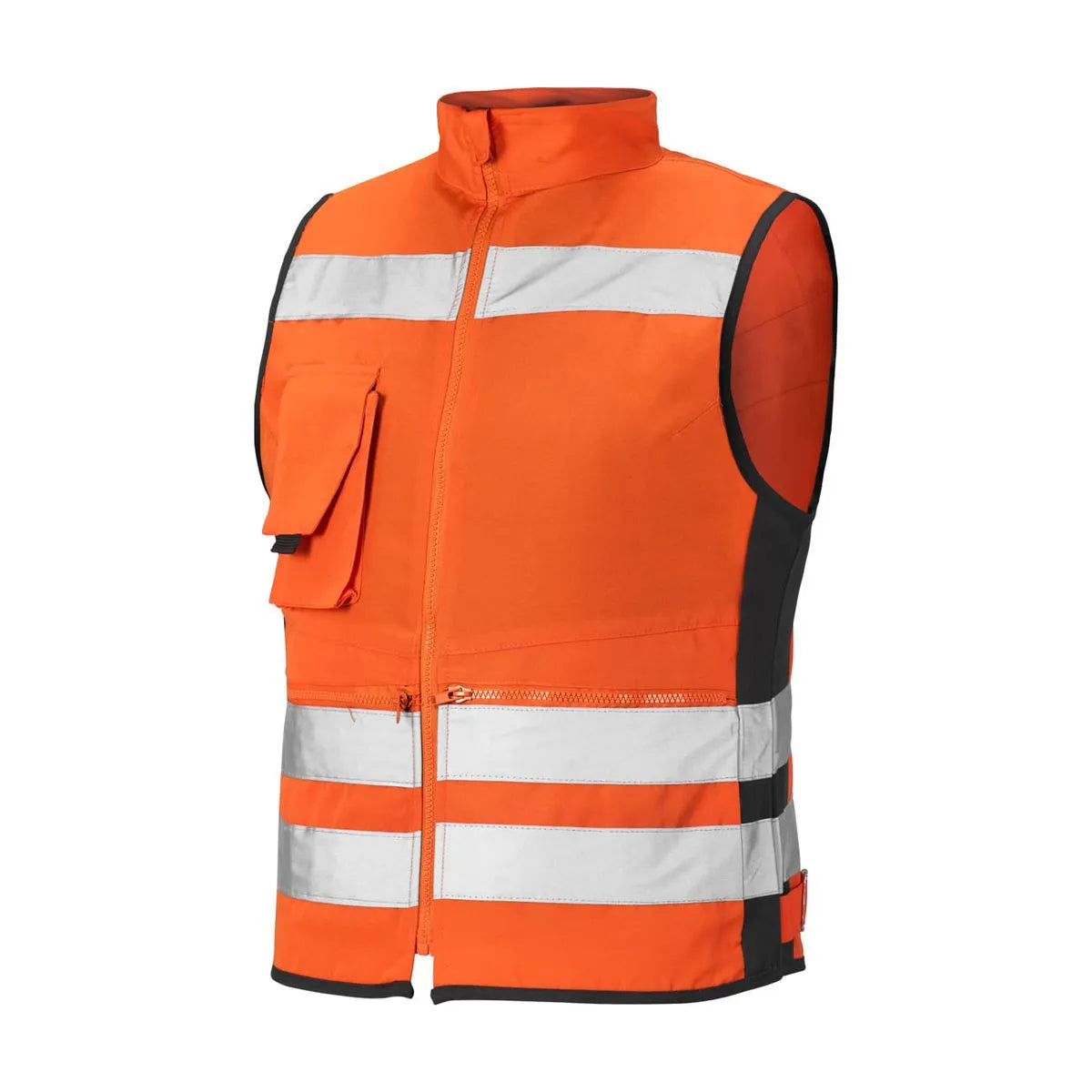 Chaleco Geólogo Canvas Naranjo Mujer Reflectante 360° GERF®