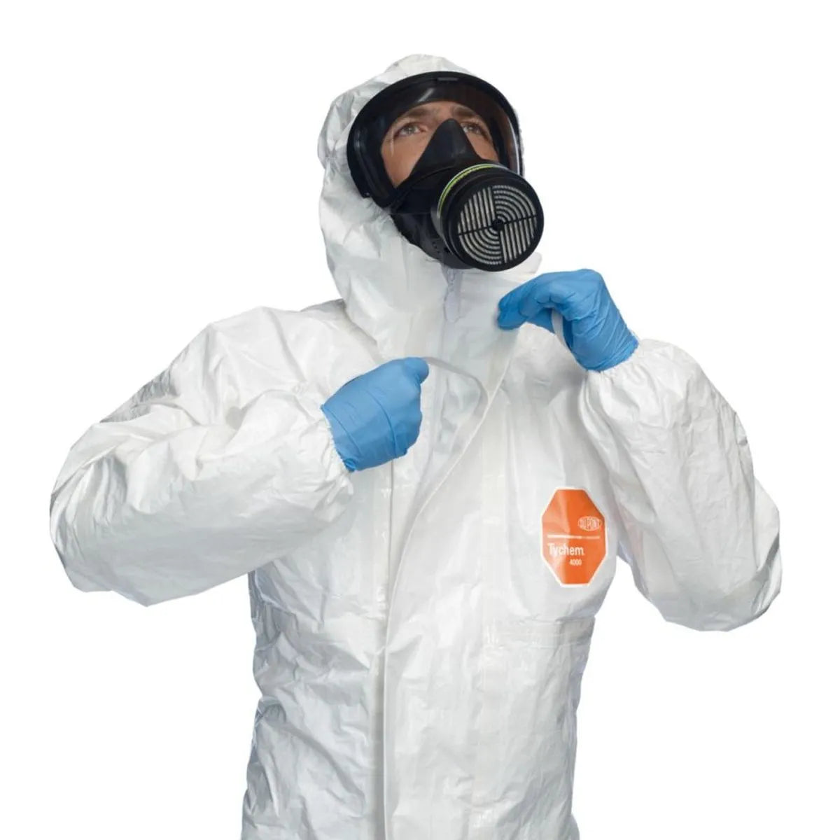 Traje de Protección Química Tipo 3-B/4-B/5-B/6-B con Capucha GERF®