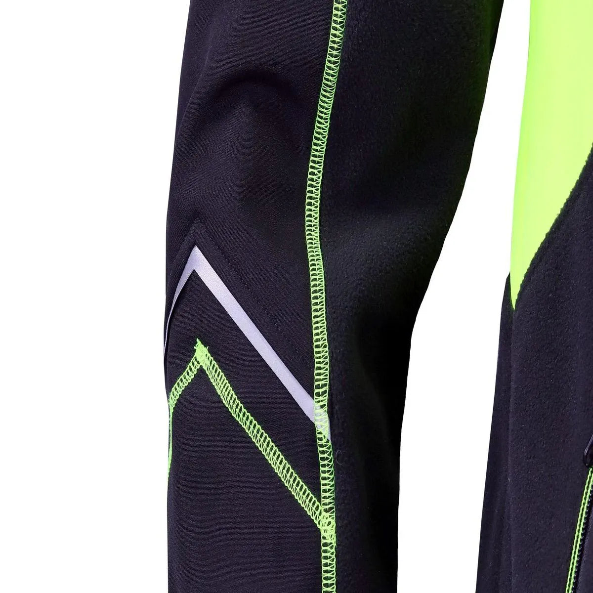 Chaqueta Micropolar con Paneles Softshell Hi Viz y Detalles Reflectantes GERF®