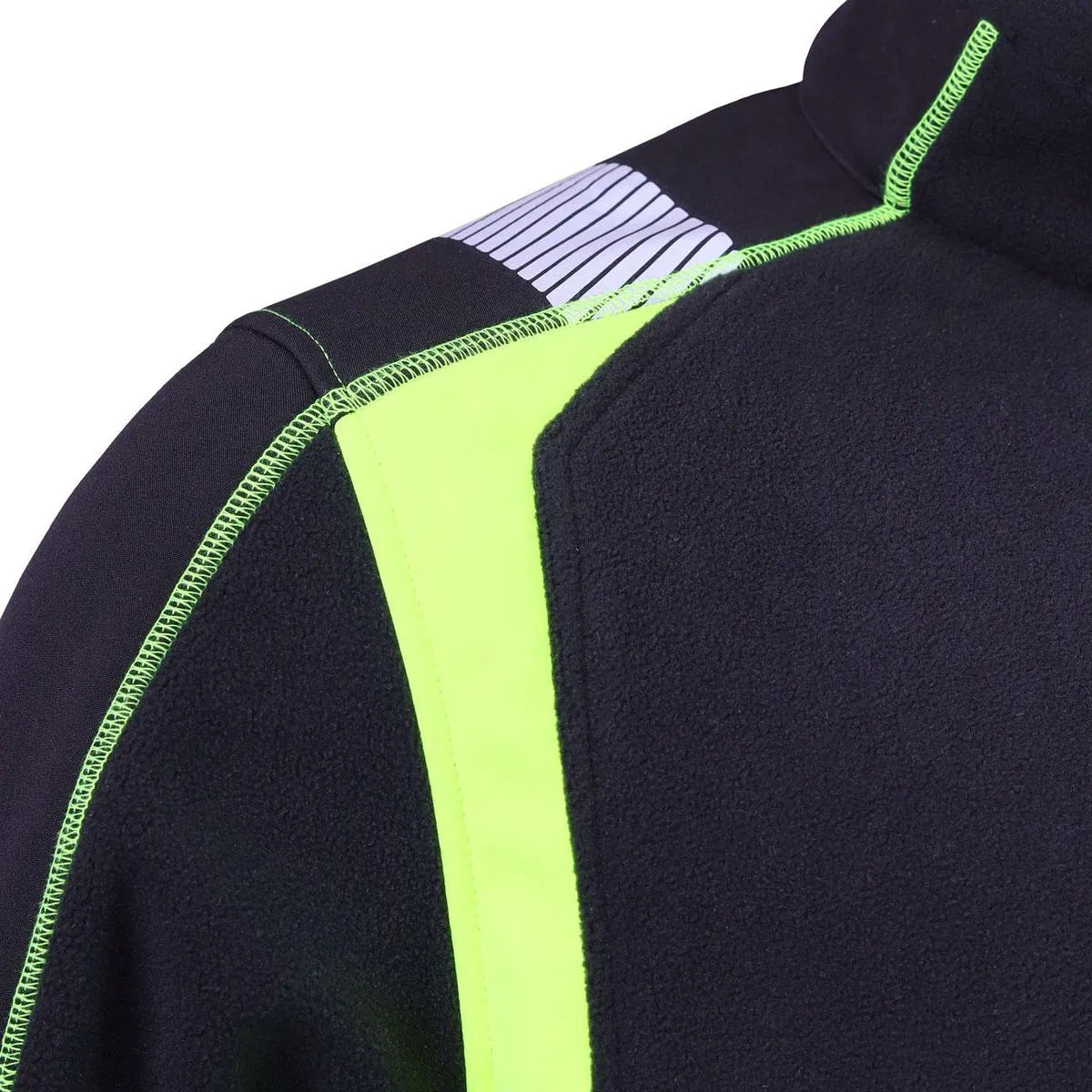 Chaqueta Micropolar con Paneles Softshell Hi Viz y Detalles Reflectantes GERF®