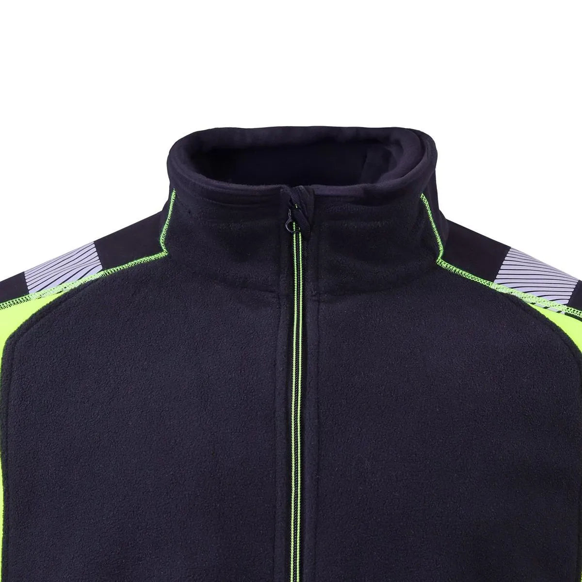 Chaqueta Micropolar con Paneles Softshell Hi Viz y Detalles Reflectantes GERF®