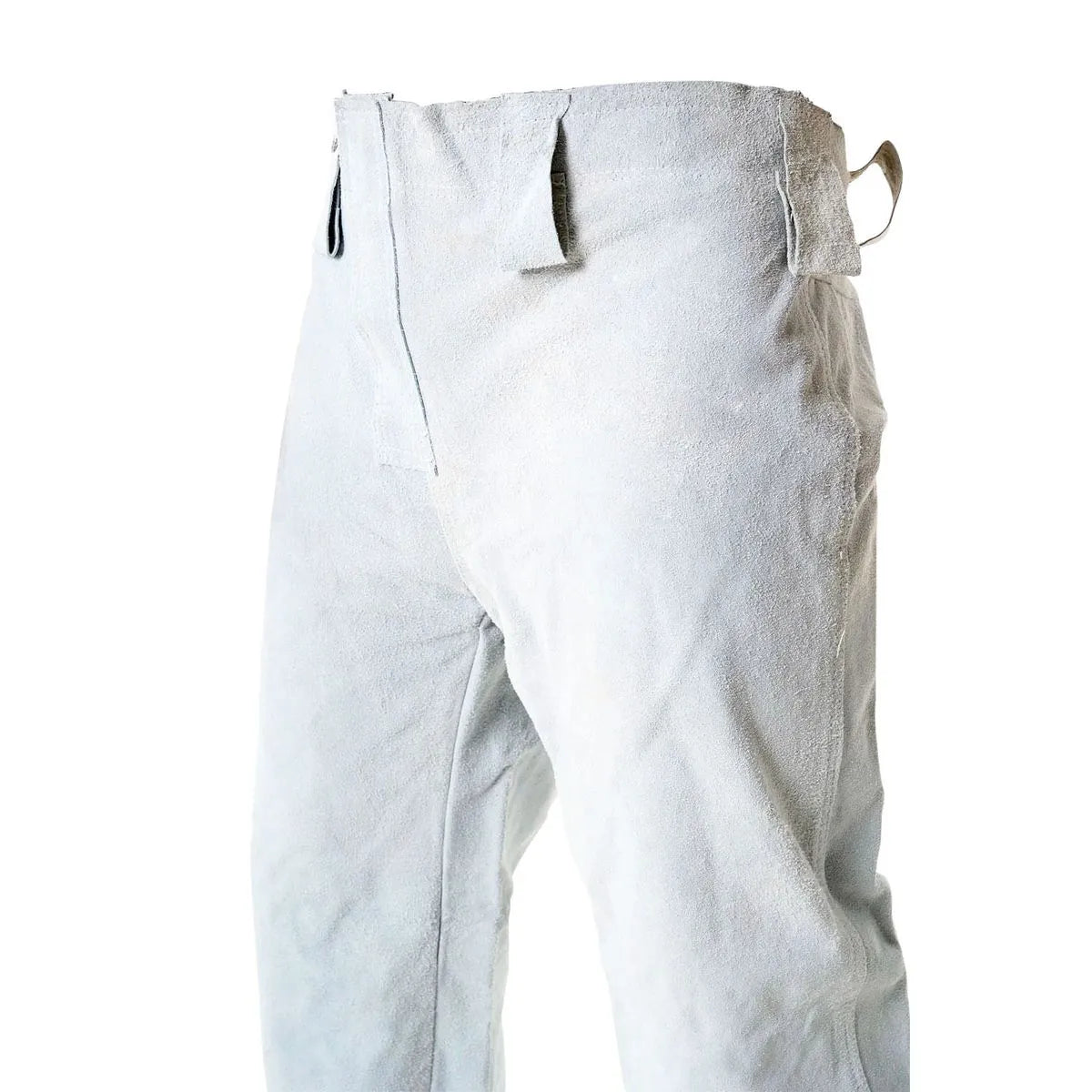 Pantalón de Soldador en Cuero Descarne con Cierres de Velcro GERF®