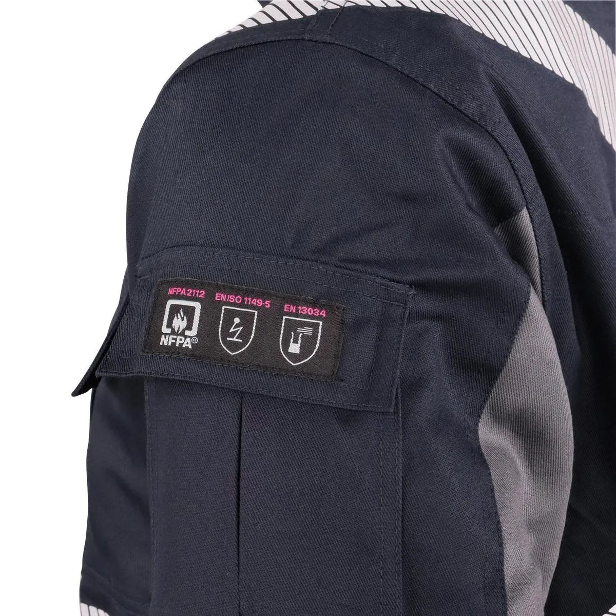 Chaqueta Ignífuga Antiestática FRWJT NFPA 13034 GERF®