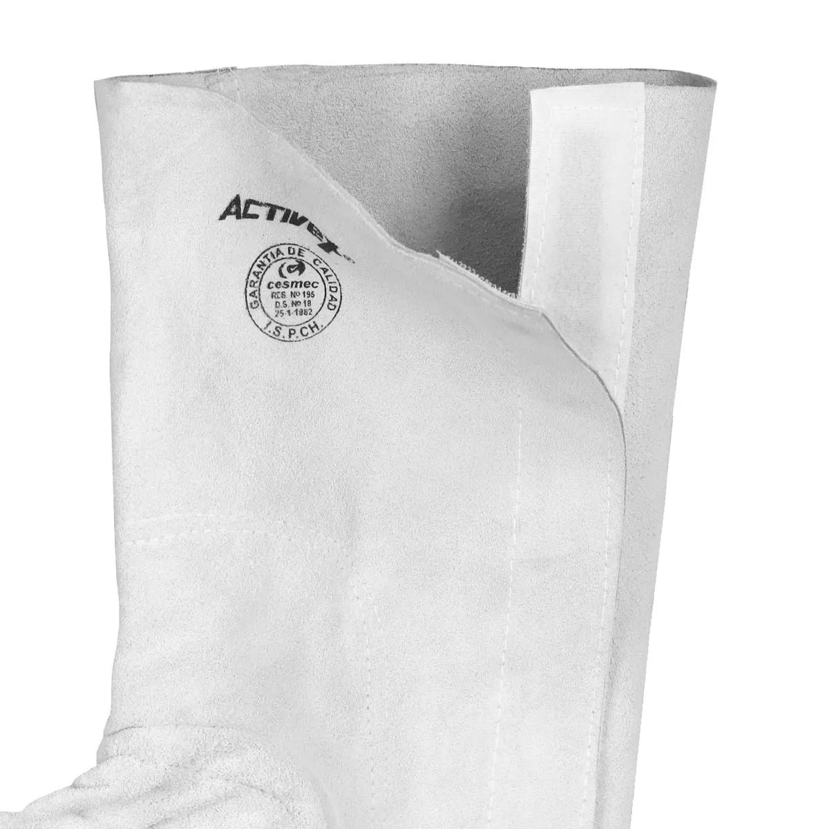 Polaina de Soldador en Cuero con Cierre de Velcro GERF®
