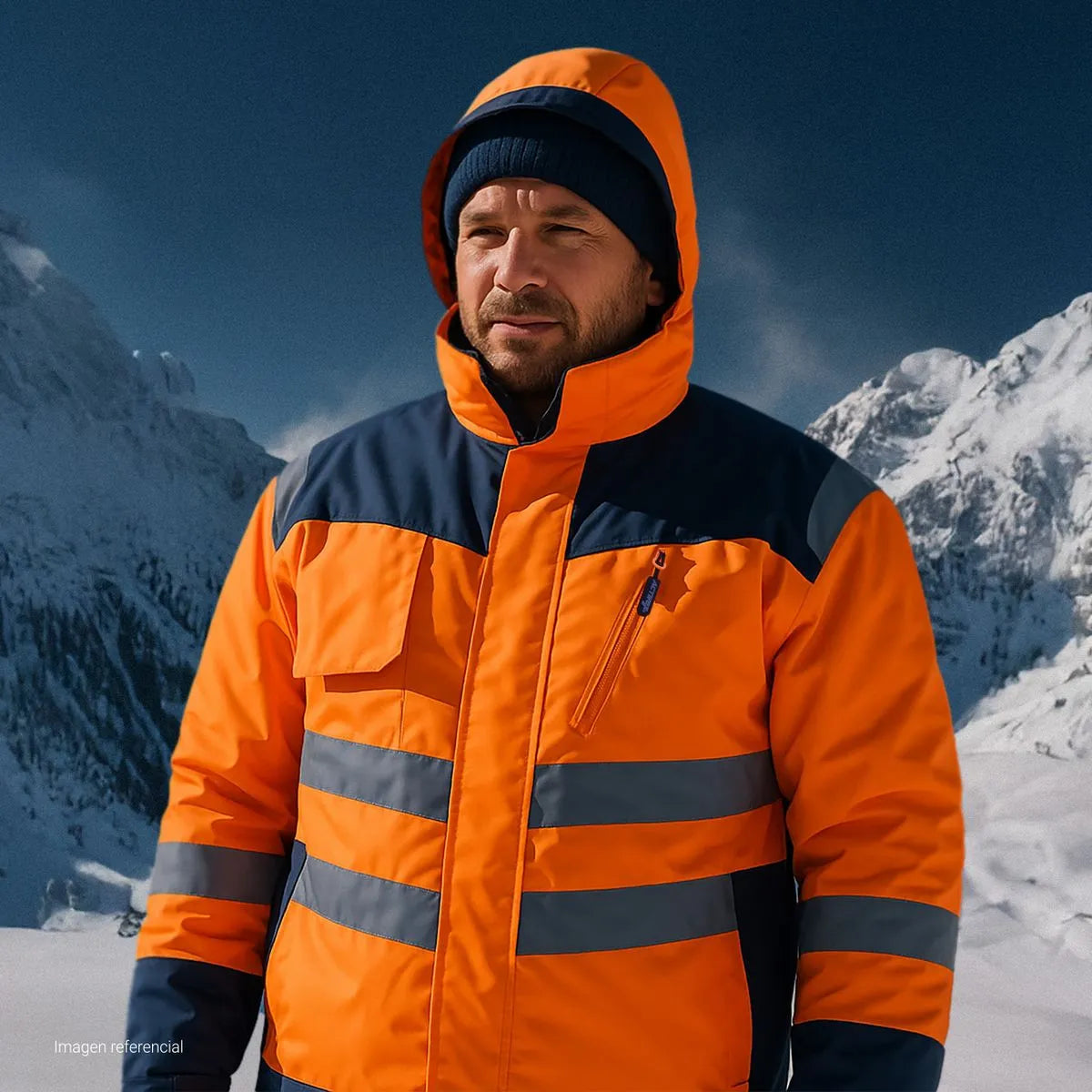 Chaqueta Térmica Arctic Naranja/Azul GERF®