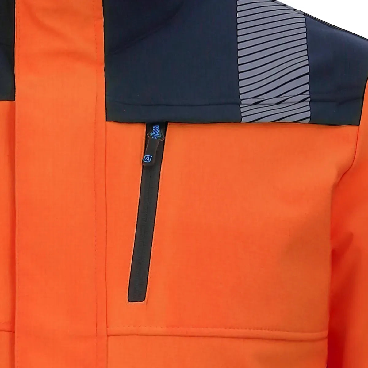 Chaqueta de Alta Visibilidad con Reflectantes y Porta Radio GERF®
