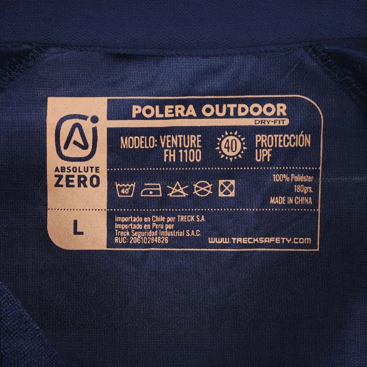 Polera Técnica Dry Fit de Manga Larga con Protección UV GERF®