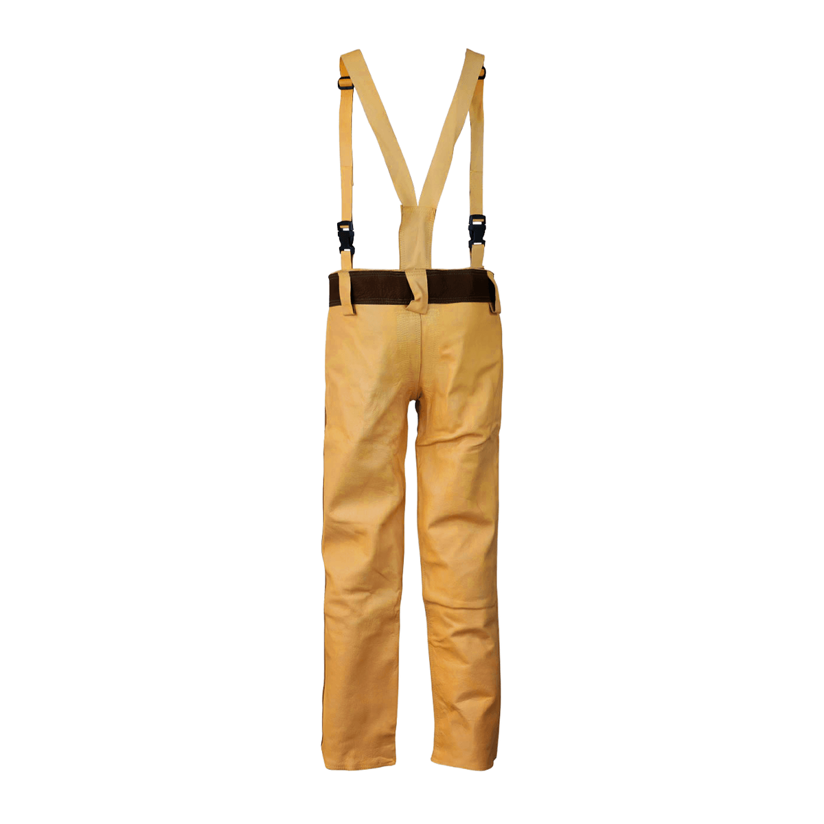 Pantalón de Soldador en Cuero con Tirantes Ajustables GERF®