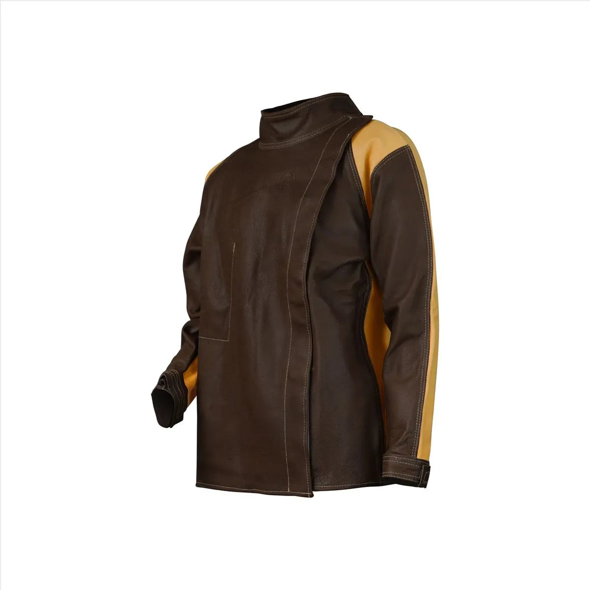 Chaqueta de Cuero para Soldador con Costuras Kevlar GERF®
