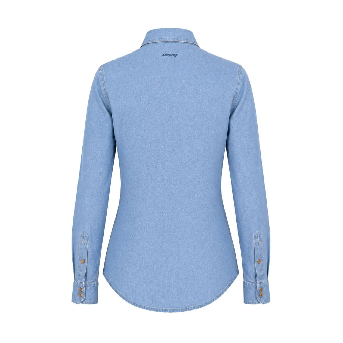 Blusa de Mezclilla Antiestática Slim Fit de Manga Larga GERF®