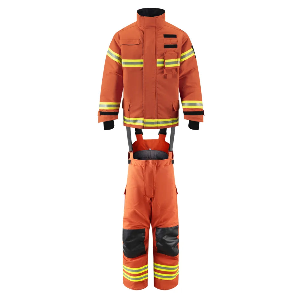Trajes ignífugos EN469:2020 certificados, NOMEX IIIA, 4 capas, 3 colores (ZFMH-AB-A/B/C)