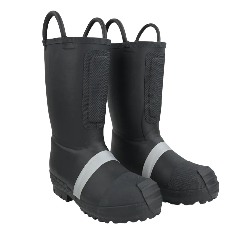 Botas de bombero de caucho LION certificadas NFPA1971 EN15090 de uso intensivo (RJX-AB-BF04)