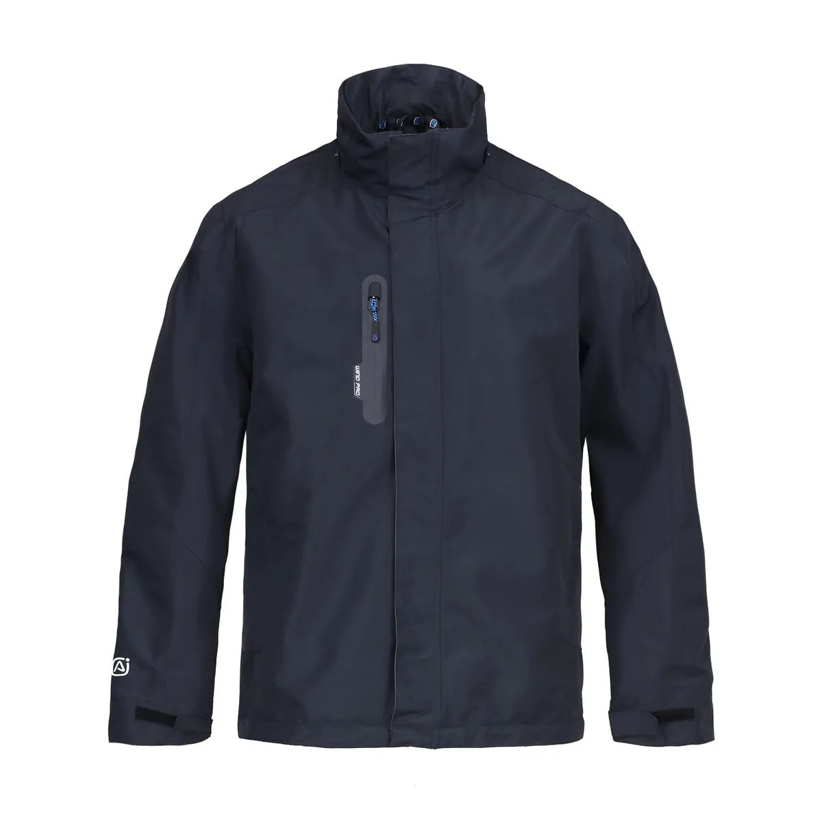 Chaqueta Cortaviento Impermeable en Poliéster con Gorro Desmontable GERF®