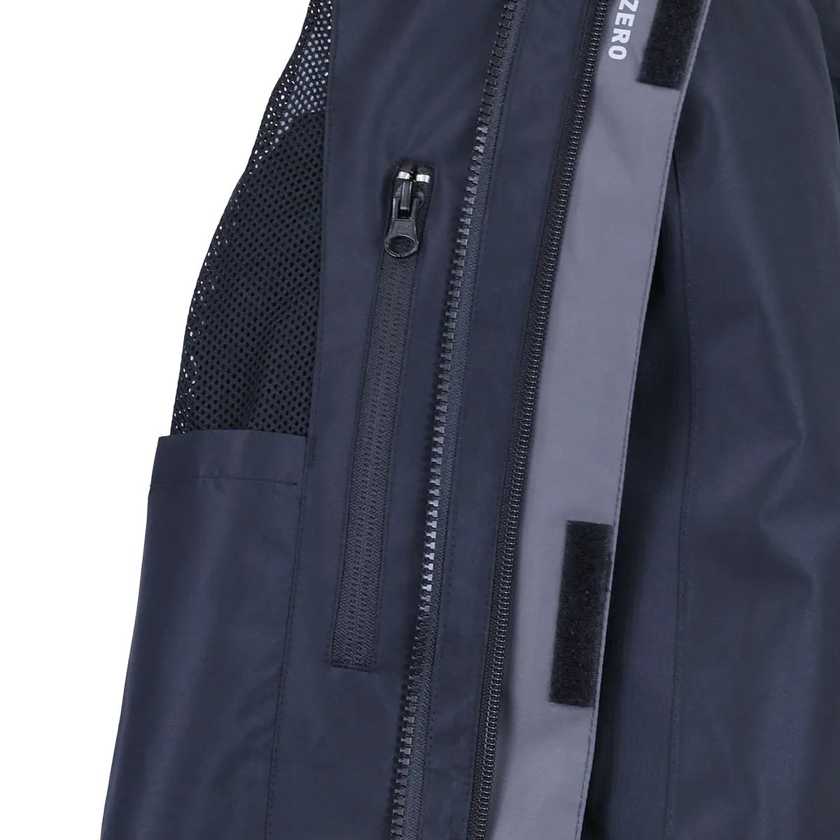 Chaqueta Cortaviento Impermeable en Poliéster con Gorro Desmontable GERF®