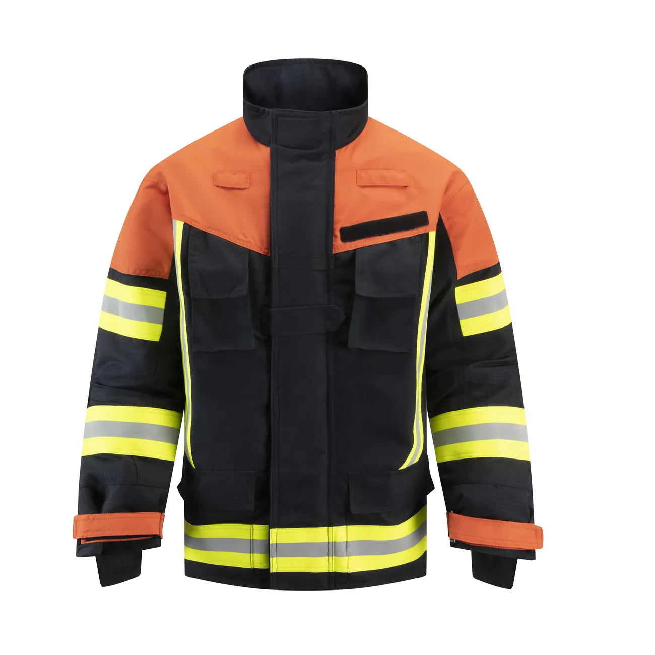 MODELO  TRAJE DE BOMBEROS DE TRES COLORES NOMEX IIIA CERTIFICADA EN469 DE CUATRO CAPAS (ZFMH-AB-N)