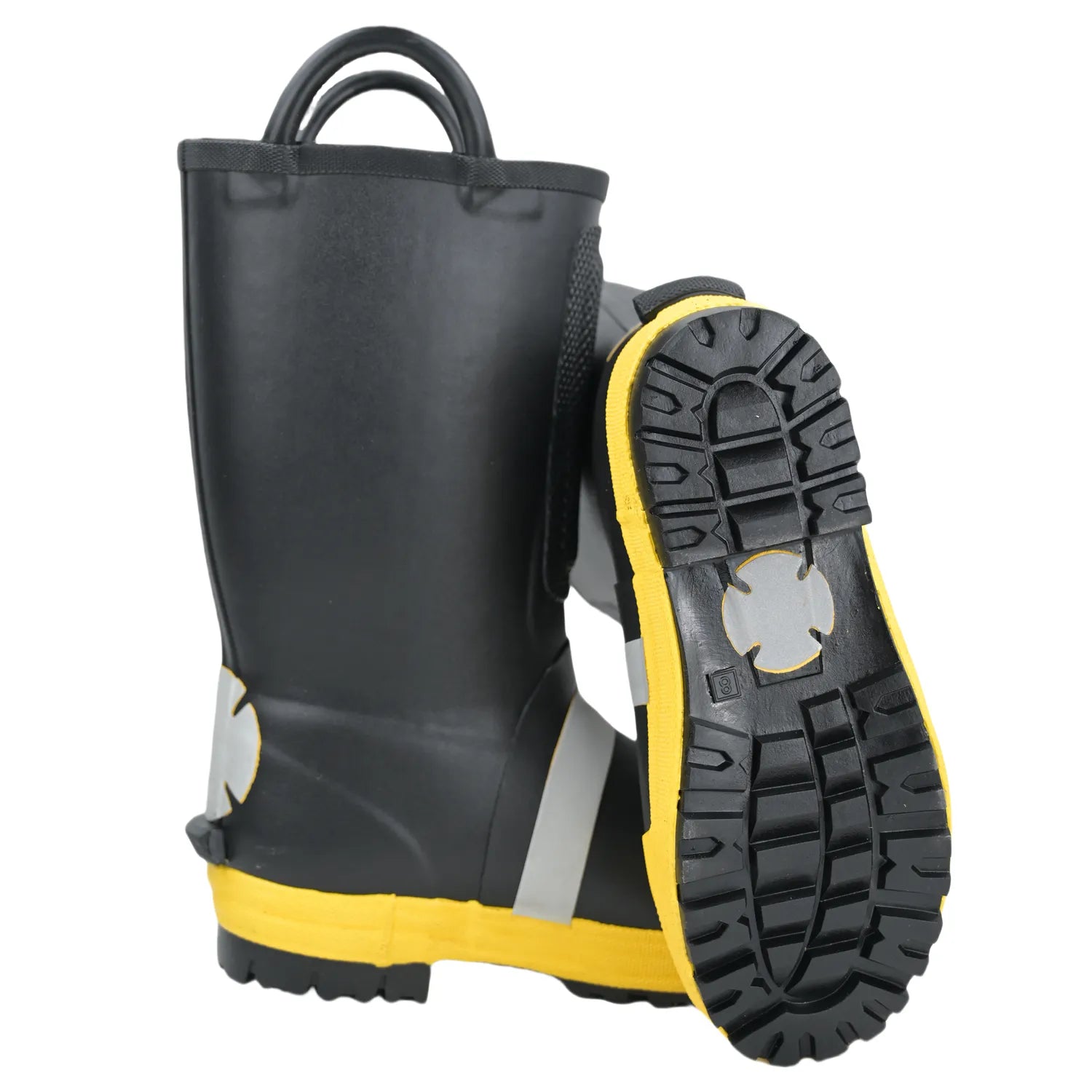 Botas de goma contra incendios LION certificadas NFPA1971 EN15090 de alta resistencia (RJX-AB-BF03)