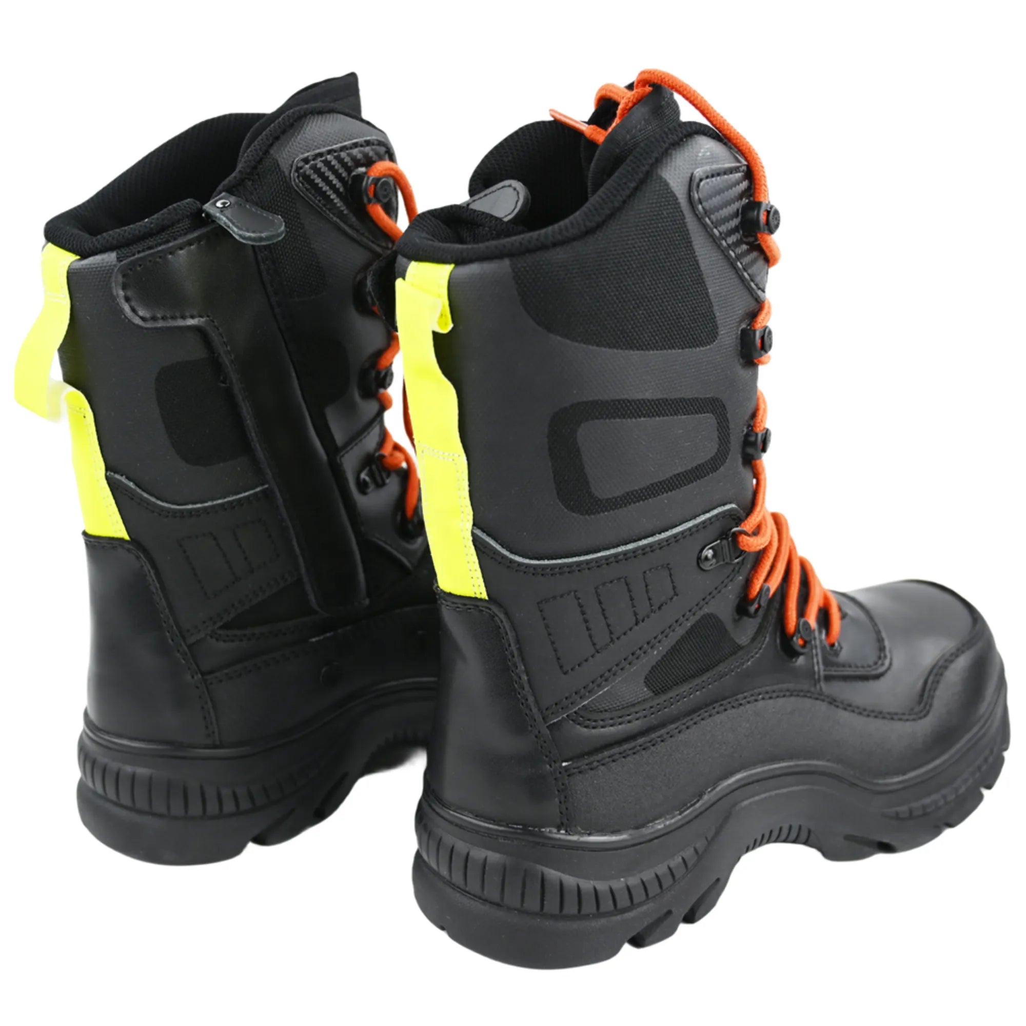 Botas Ligeras de Cuero para Bomberos de Emergencia (RJX-AB-Y)