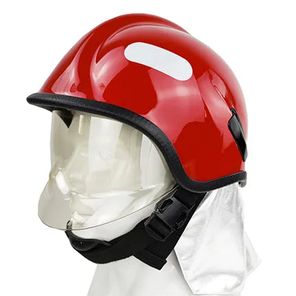 Casco de Bombero Estilo Gafas de Cara Completa Europa GERF® FIRE PEI (AB-Q/A)