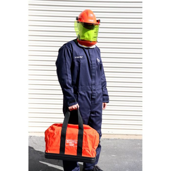 Kit de Protección Contra Arco Eléctrico Mitchell 12 Cal - Mono Completo con Protector Facial - HRC 2 GERF®