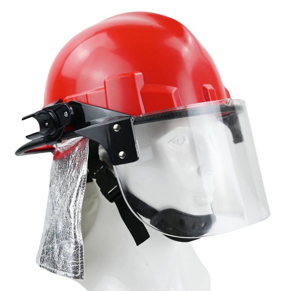 GERF® CASCO DE INCENDIOS ANBEN FIRE Lente Extra Grande Barato ABS Estilo Coreano de Entrenamiento