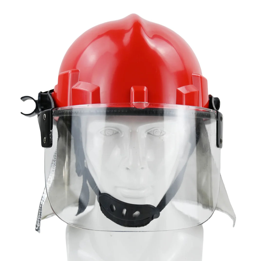 GERF® CASCO DE INCENDIOS ANBEN FIRE Lente Extra Grande Barato ABS Estilo Coreano de Entrenamiento