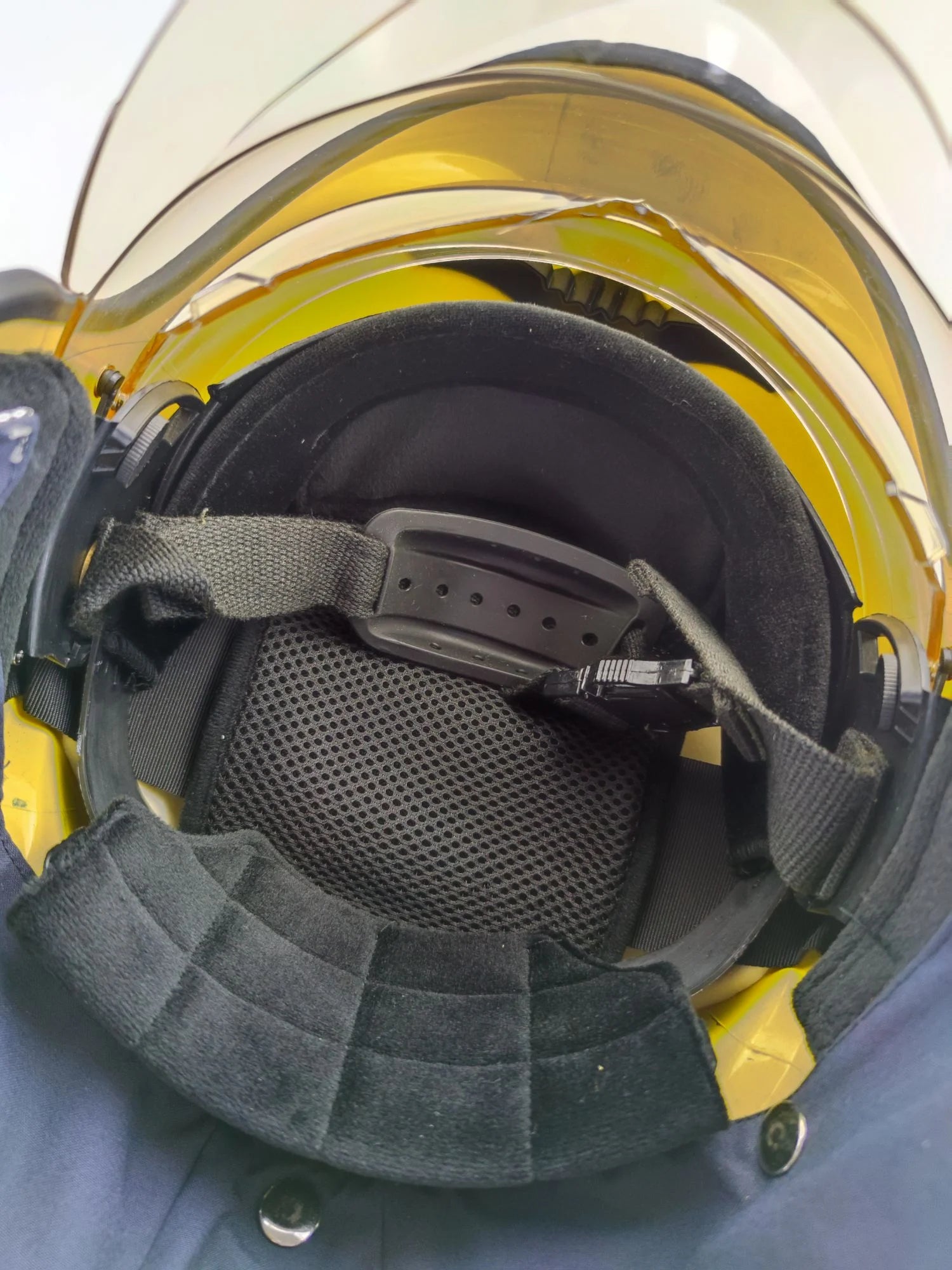 GERF® Casco de Bombero Estilo Doble Gafas Completo Europa ANBEN FIRE