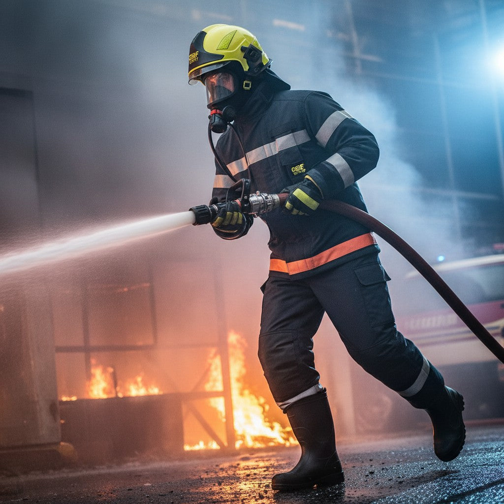 Traje de Bombero Estructural | Nomex IIIA 4 Capas | Certificado EN 469:2020 | GERF®
