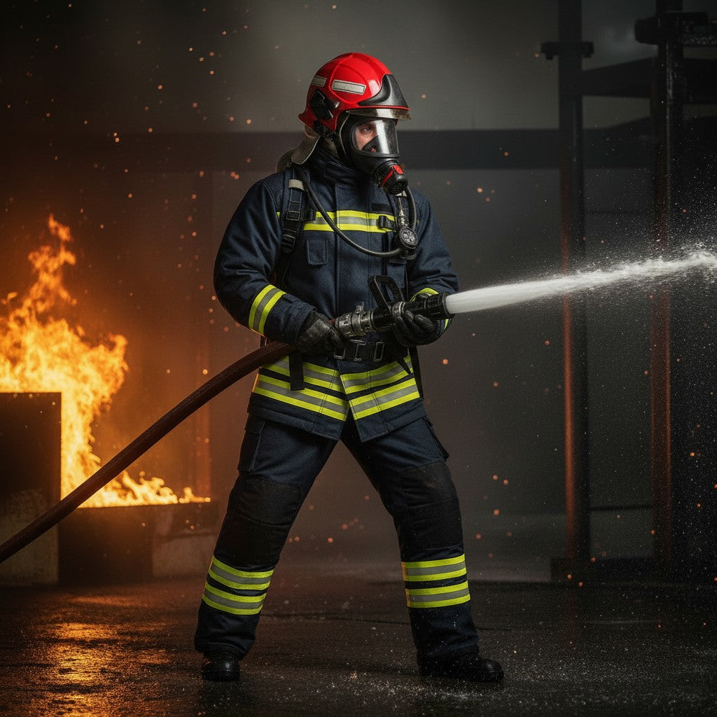 Traje de Bombero Falcon Fire | Nomex IIIA 4 Capas | Certificado EN 469:2020 | GERF®