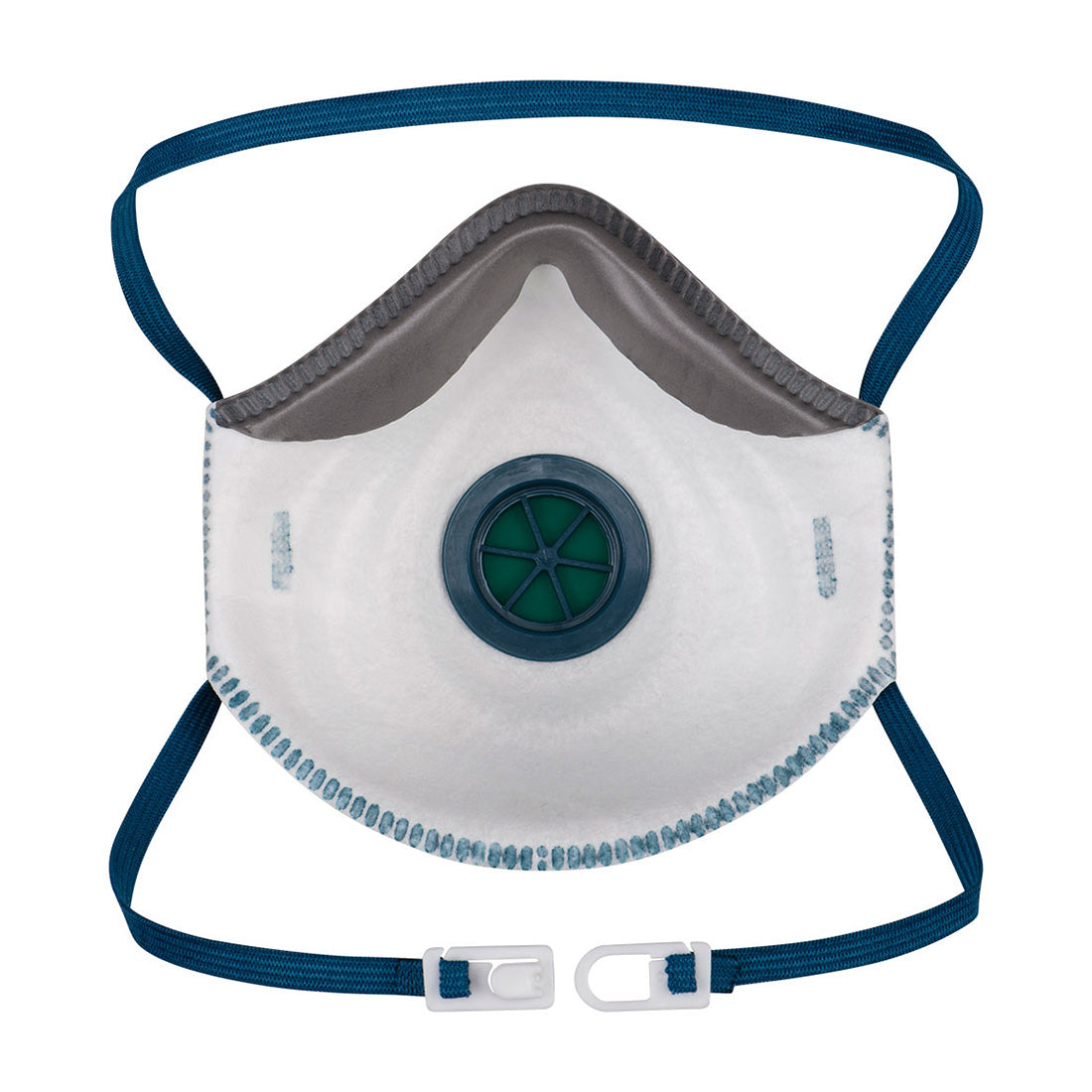 Mascarilla ERGONET Dolomite con carbón y válvula FFP2 (Pack de 10) GERF®