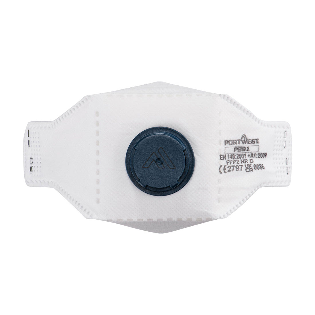 Mascarilla EAGLE Dolomita plegada plana con válvula FFP2 (Pack de 10) GERF®