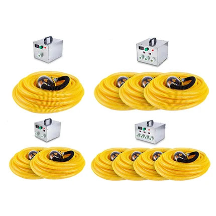 GERF® Equipo de respiración con tubo largo suministrado eléctricamente con aire