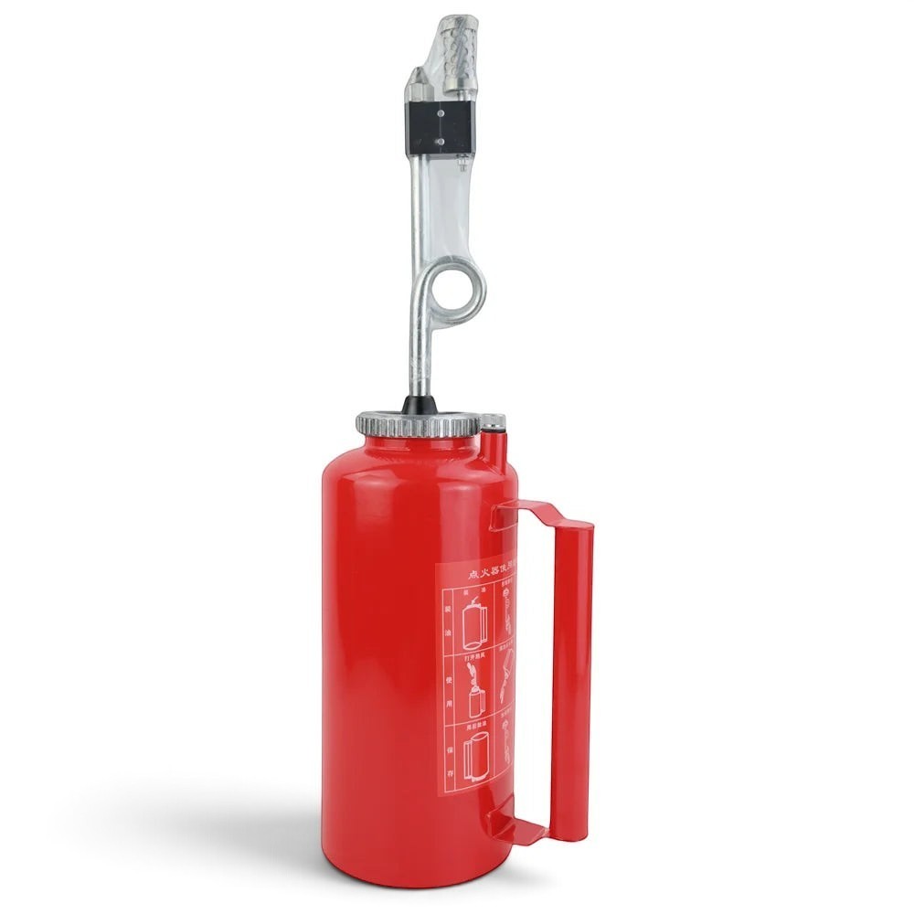 Antorcha de goteo GERF SAFETY de 3L en acero rojo con válvula antirretroceso para quemas forestales controladas