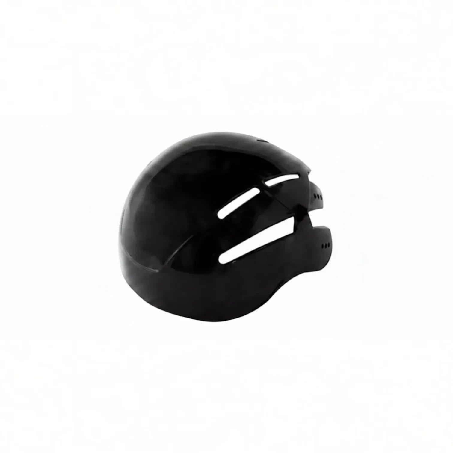 Calota protectora de ABS negra para gorra de seguridad GERF SAFETY con ranuras de ventilación laterales