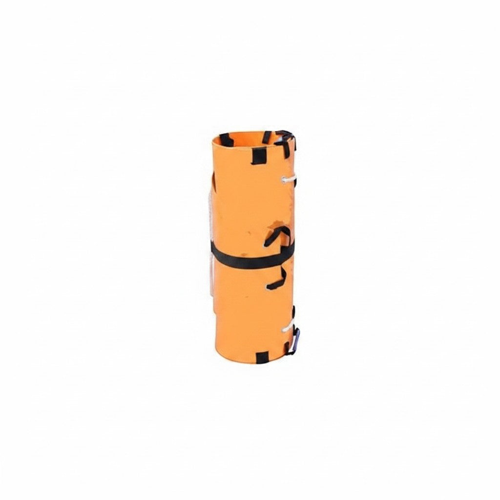 Camilla plegable de rescate GERF SAFETY color naranja, fabricada en material compuesto EVA/PE/PVC de alta resistencia.