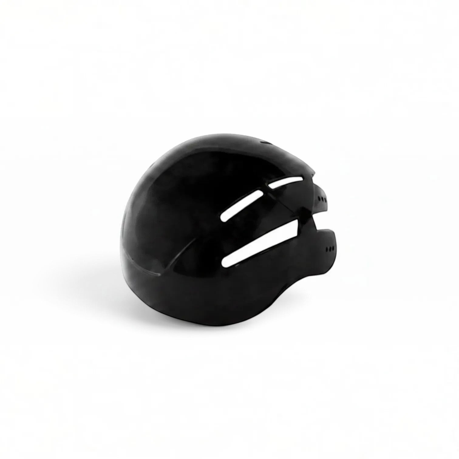 Carcasa protectora ABS negra de GERF SAFETY para gorra de seguridad con ranuras de ventilación laterales
