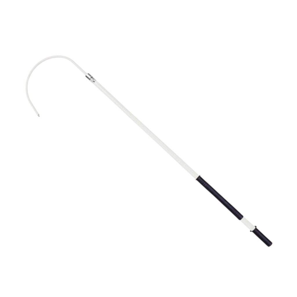 Gancho de rescate aislante GERF SAFETY de fibra de vidrio con cabeza de acero en forma de U para alta tensión.