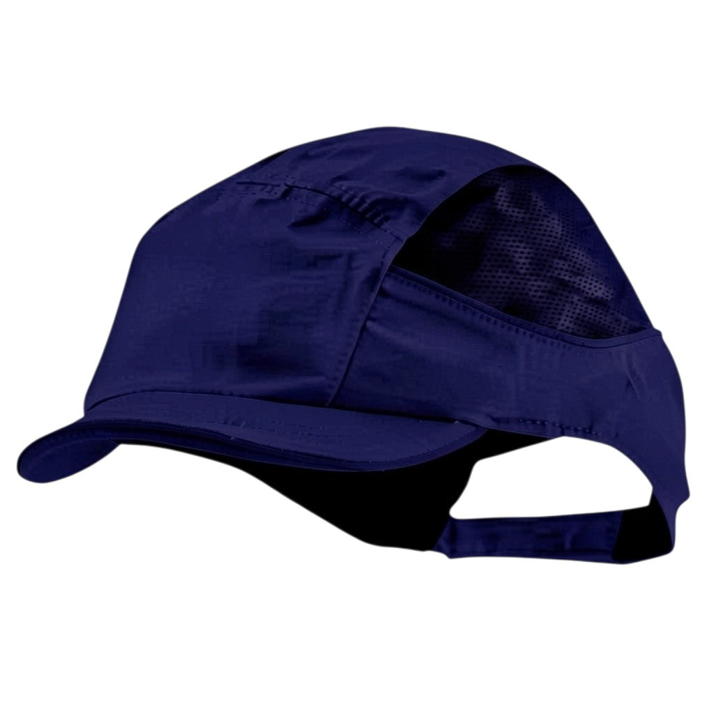 Gorra de seguridad GERF SAFETY Bump Cap Air+ azul marino con visera corta de 3 cm y paneles laterales hiperventilados