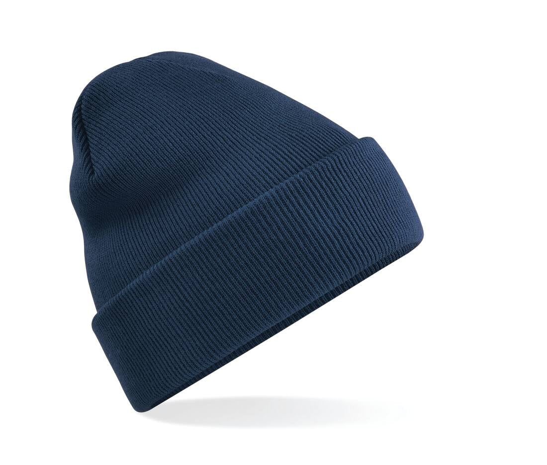 Gorro protector de trabajo GERF SAFETY azul marino de punto acrílico con certificación EN 812 para impactos