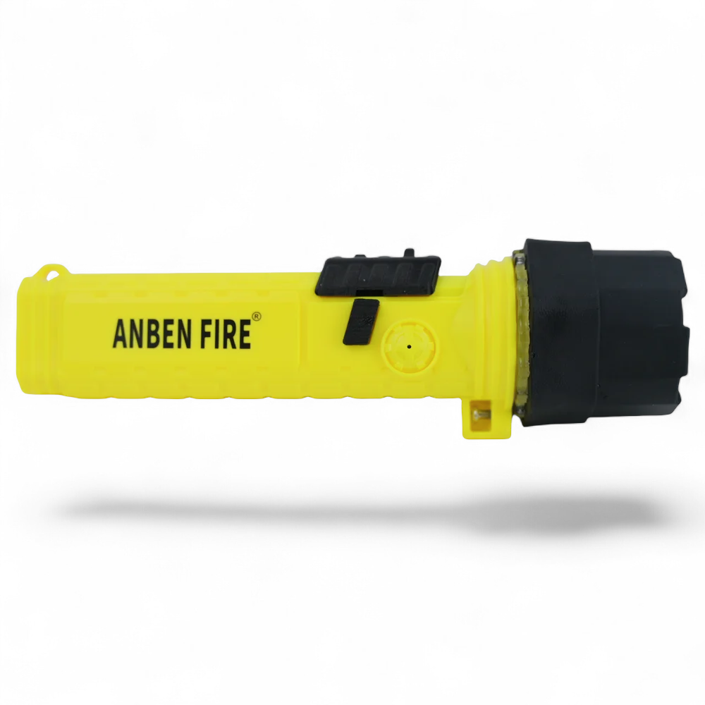Linterna de mano GERF SAFETY amarilla a prueba de explosiones con interruptor magnético para uso industrial