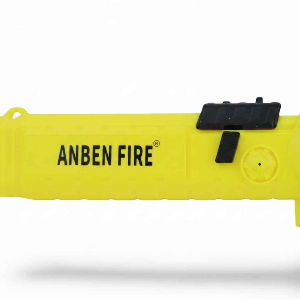 Linterna de mano GERF SAFETY amarilla a prueba de explosiones con interruptor magnético para uso industrial