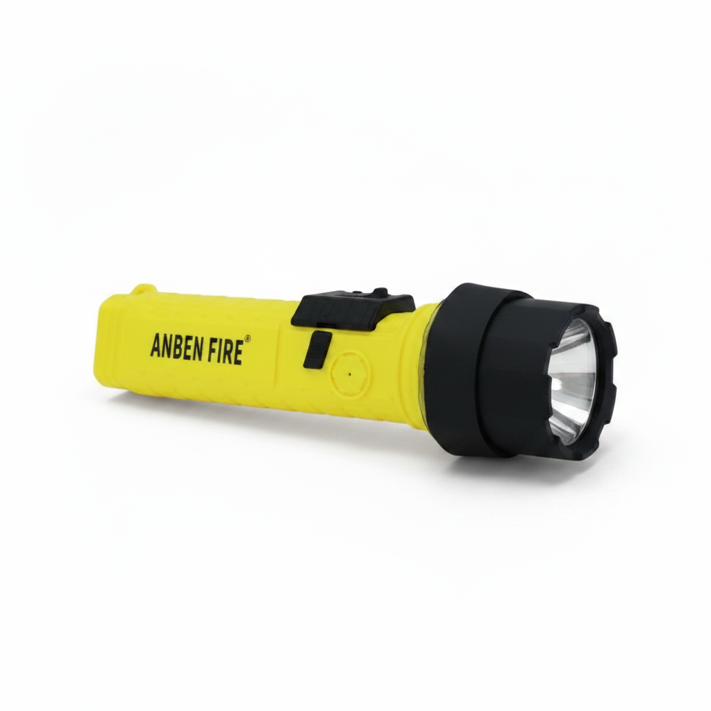Linterna de mano GERF SAFETY amarilla a prueba de explosiones con interruptor magnético y certificación IP68