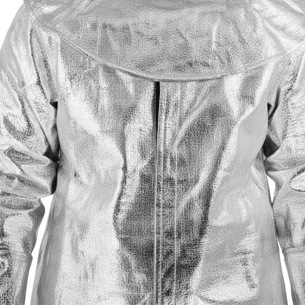 Traje de proximidad al fuego GERF SAFETY aluminizado color plata para protección térmica extrema hasta 1000 grados