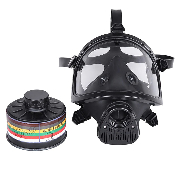 Máscara de Gas Cara Completa con Adaptador 40mm Antiempañante – GERF®