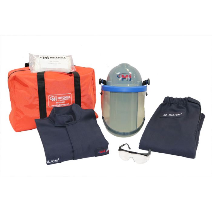 Kit de Seguridad Mitchell Arc Flash 20 Cal - Chaqueta y Pantalón HRC 2 GERF®