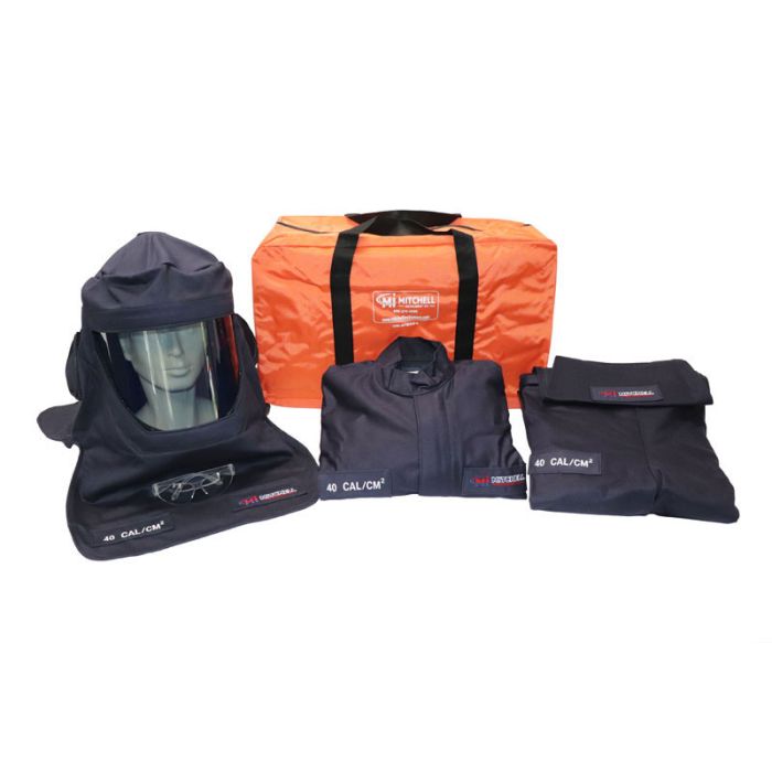 Kit de Seguridad Mitchell Arc Flash 40 Cal - Chaqueta y Peto HRC 4 GERF®